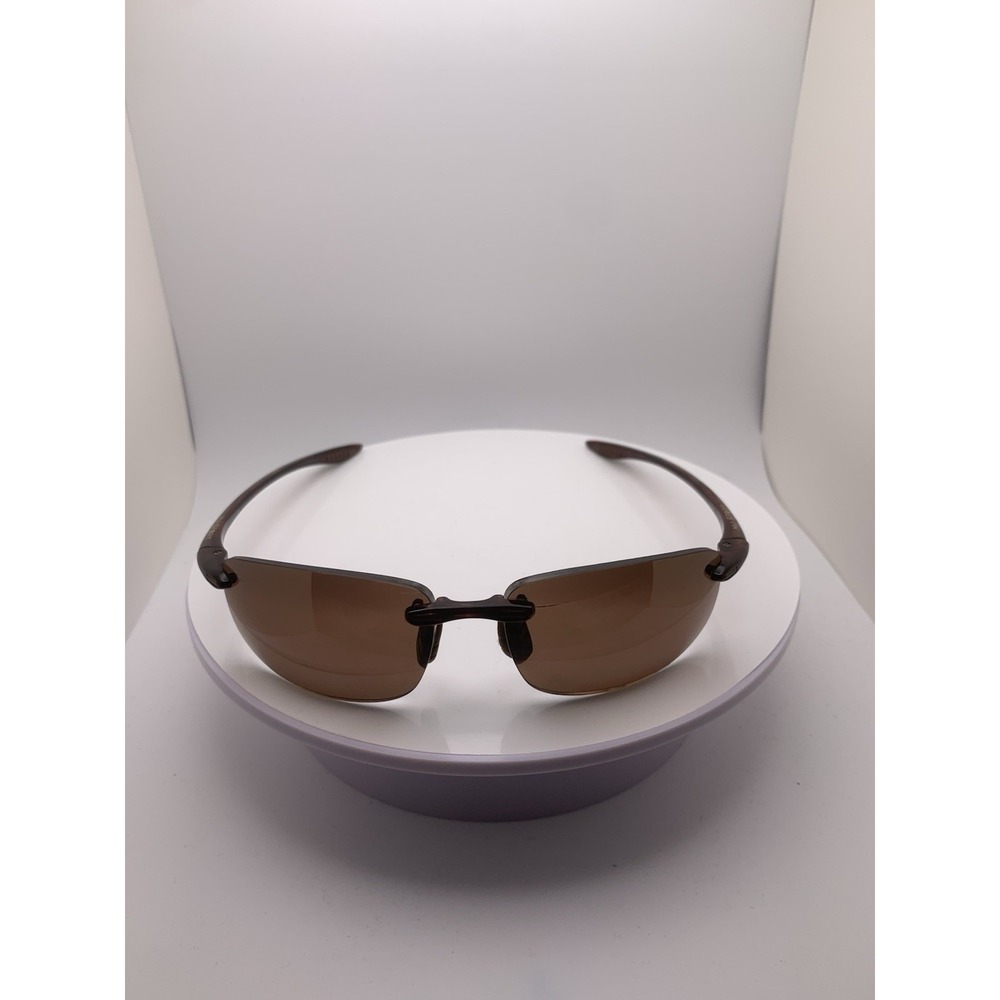 Maui Jim Ho'okipa MJ 907-10 Unisex Brown Tortoise Sunglasses 64-17-130 -Read